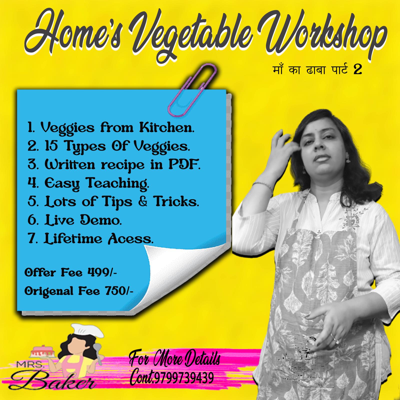 Vegetables From Home WOrkshop